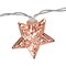Perfect Holiday 10 LED Rose Gold Star String Light - Battery Operated
